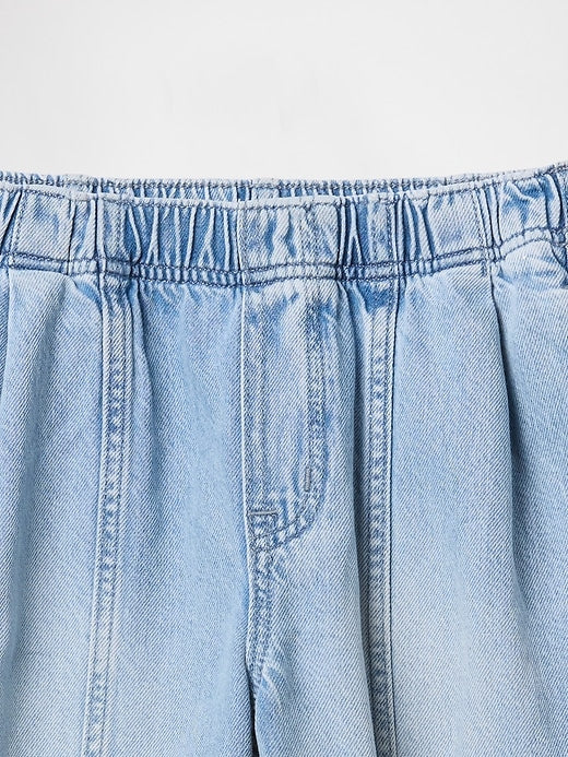 Gap Kids High Rise Stride Wide-Leg Ankle Jeans