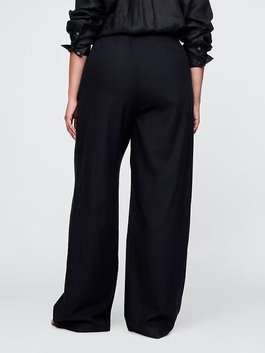 Gap 365 High Rise Linen-Blend Trousers
