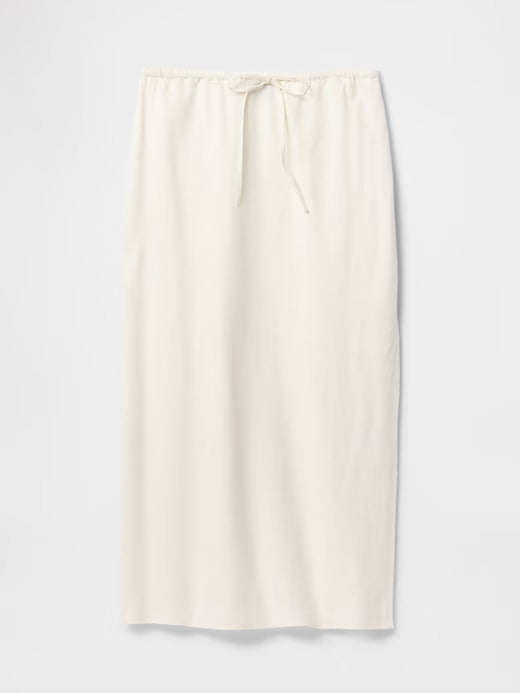 Gap Linen-Blend Midi Skirt