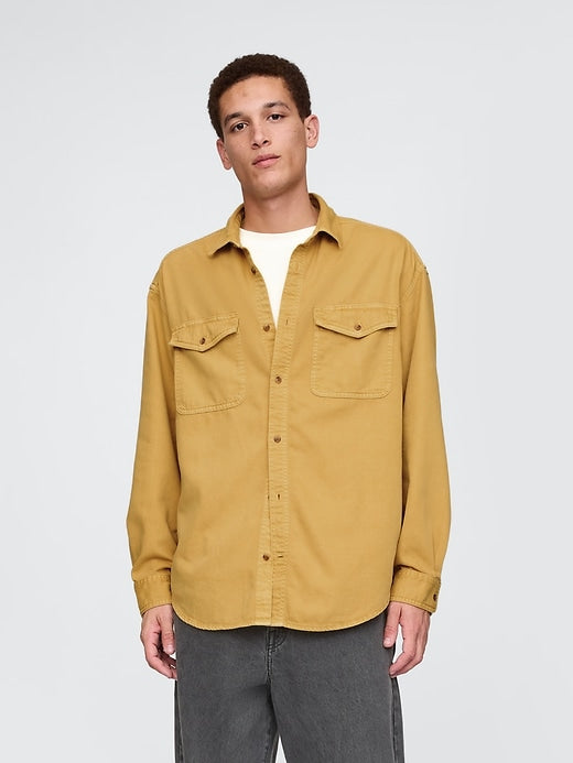 Gap UltraSoft Denim Big Shirt