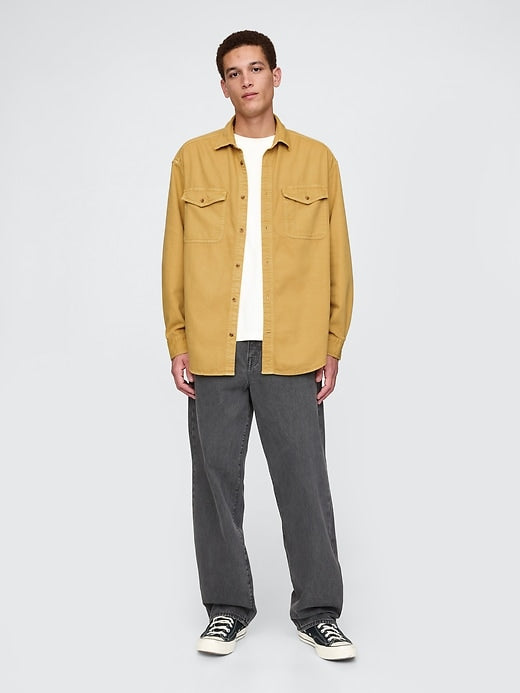 Gap UltraSoft Denim Big Shirt