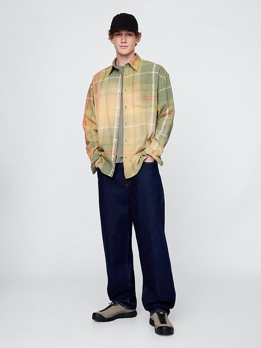 Gap Sunwashed Twill Big Shirt