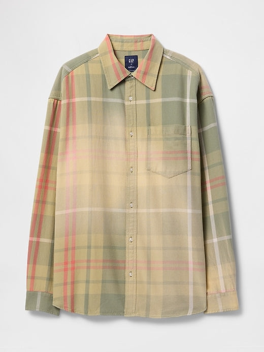 Gap Sunwashed Twill Big Shirt