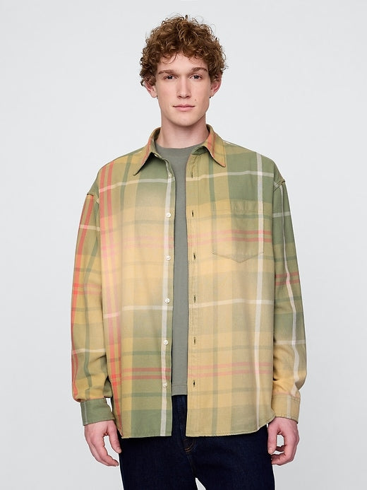 Gap Sunwashed Twill Big Shirt