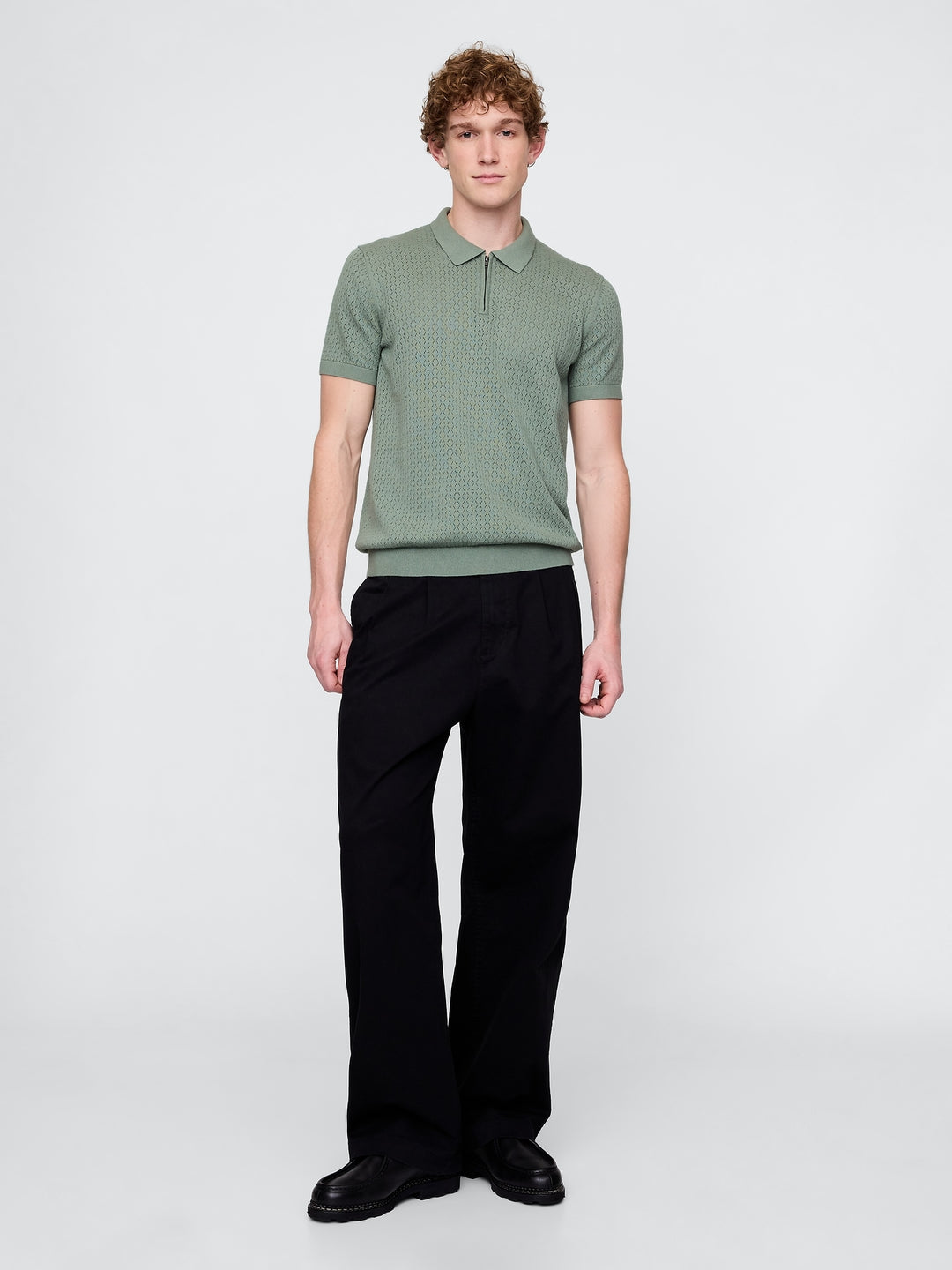 GAP Crochet Polo Shirt