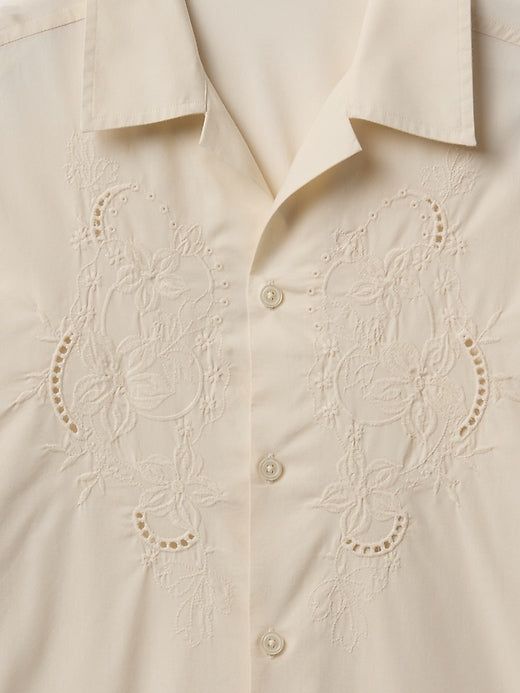 Gap Eyelet Poplin Shirt
