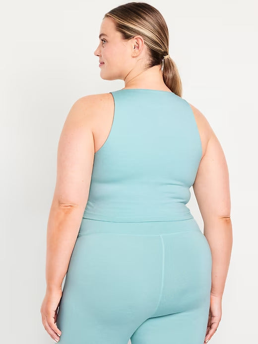 Old Navy CloudComfy High-Neck Longline Sports Bra
