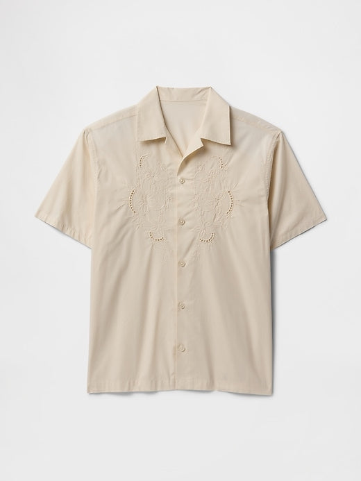 Gap Eyelet Poplin Shirt