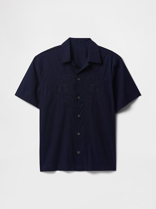 Gap Eyelet Poplin Shirt