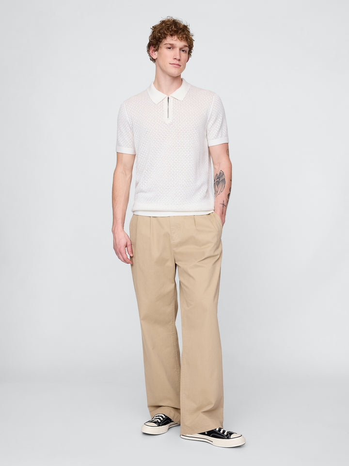 GAP Crochet Polo Shirt