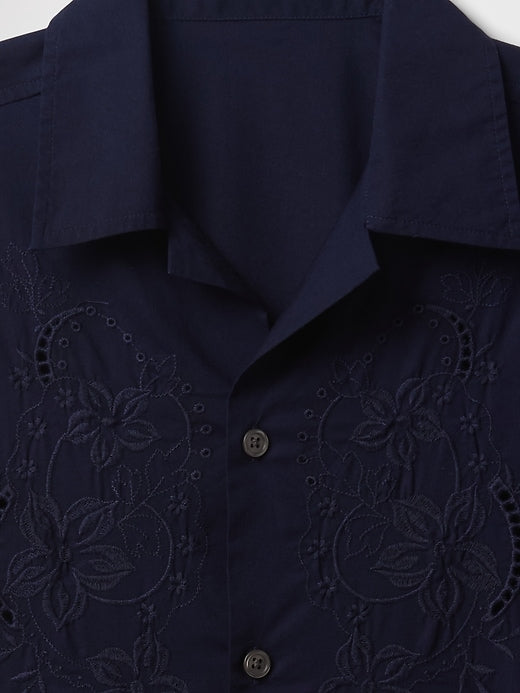Gap Eyelet Poplin Shirt