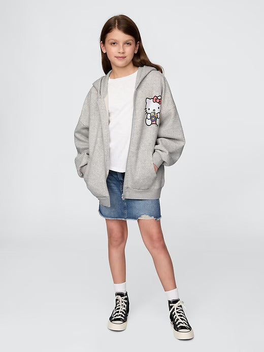 Gap Kids VintageSoft Hello Kitty Zip Hoodie