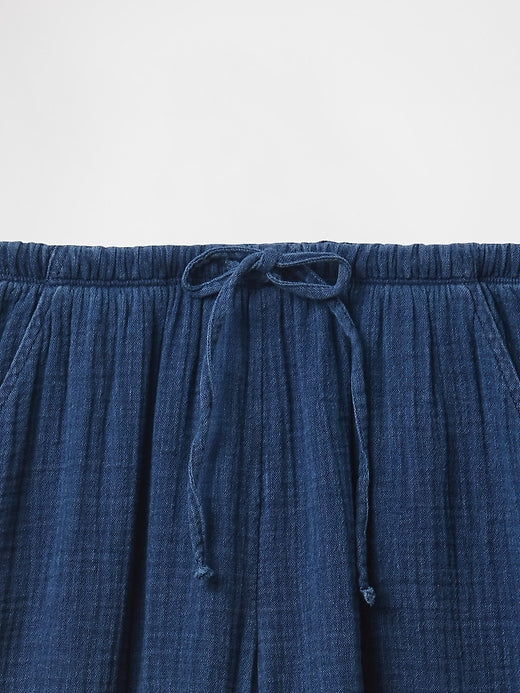 Gap Kids Crinkle Gauze Denim Baggy Pants