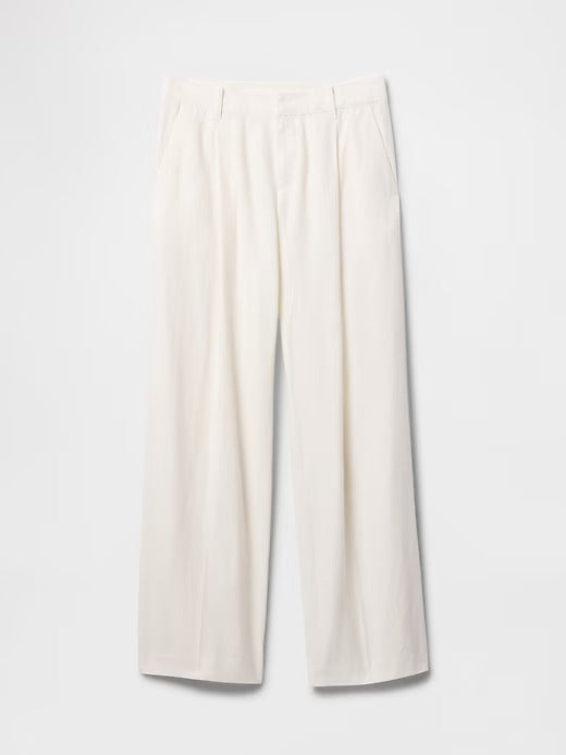 Gap 365 Low Rise Linen-Blend Trousers