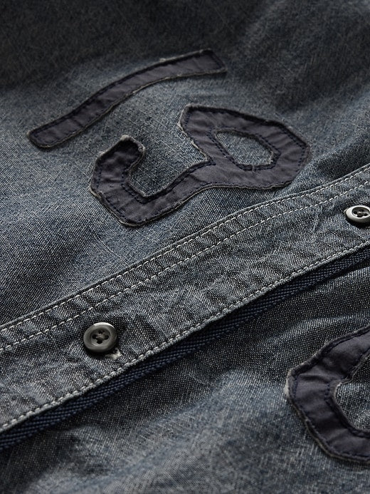 Gap Denim 1969 Logo Baseball Jersey
