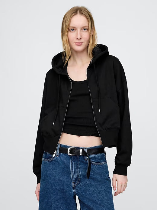 Gap VintageSoft Full-Zip Wedge Hoodie