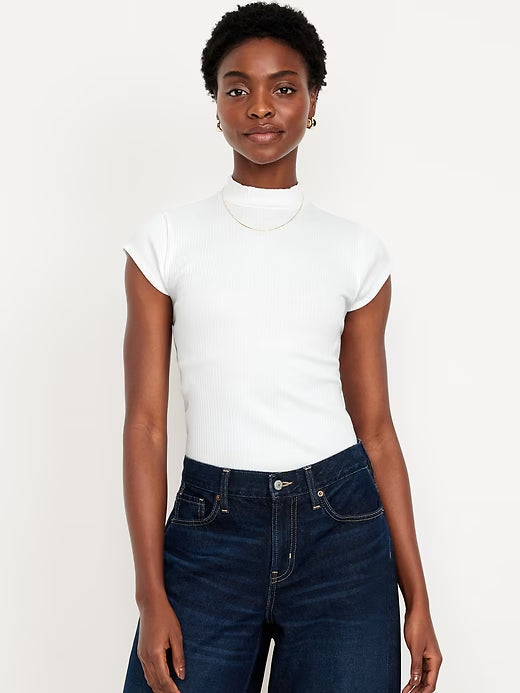 Old Navy Ribbed Mock-Neck Top