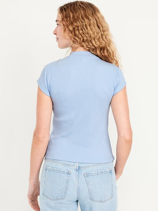 Old Navy Ribbed Mock-Neck Top