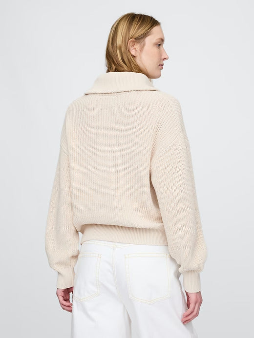 Gap 100% Cotton Half-Zip Pullover Sweater