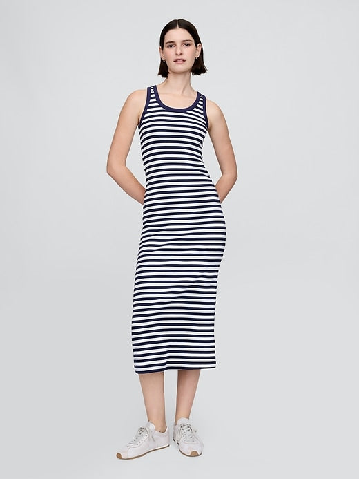 Gap Rib Midi Dress