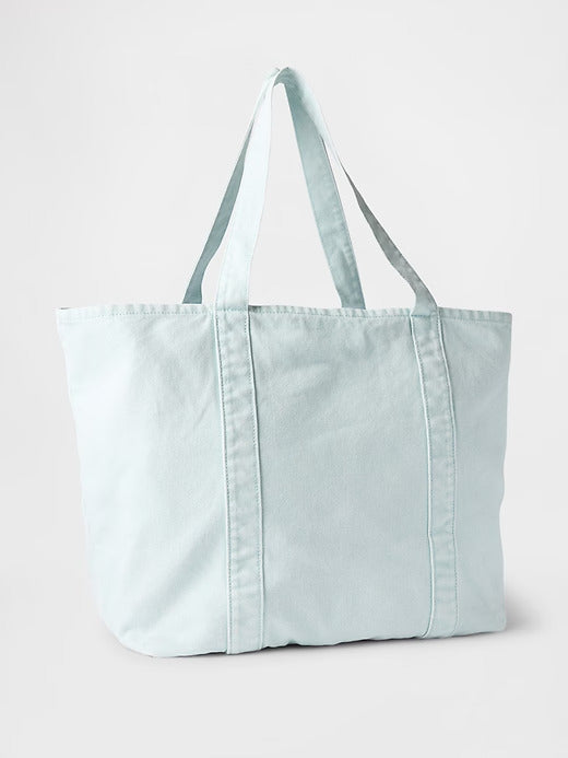 Gap Denim Stripe Tote Bag