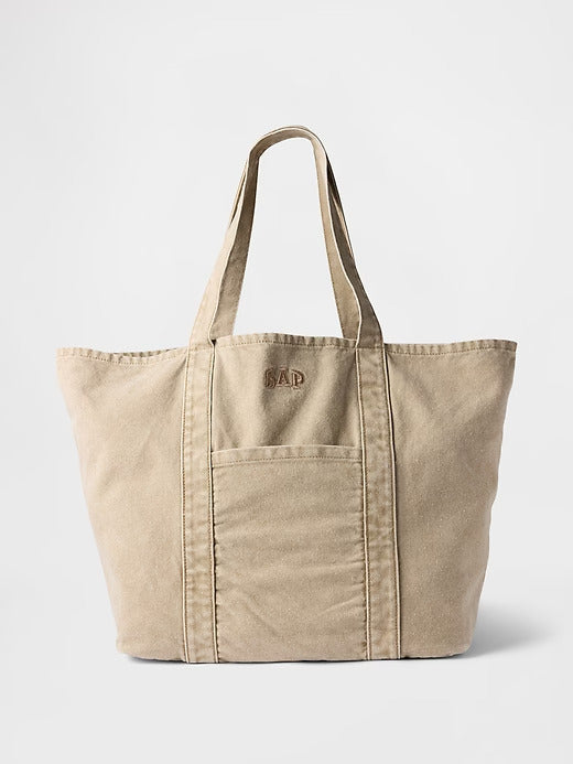 Gap Denim Stripe Tote Bag