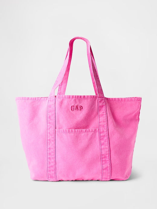 Gap Denim Stripe Tote Bag