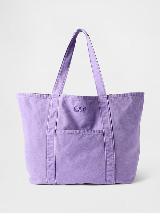 Gap Denim Stripe Tote Bag