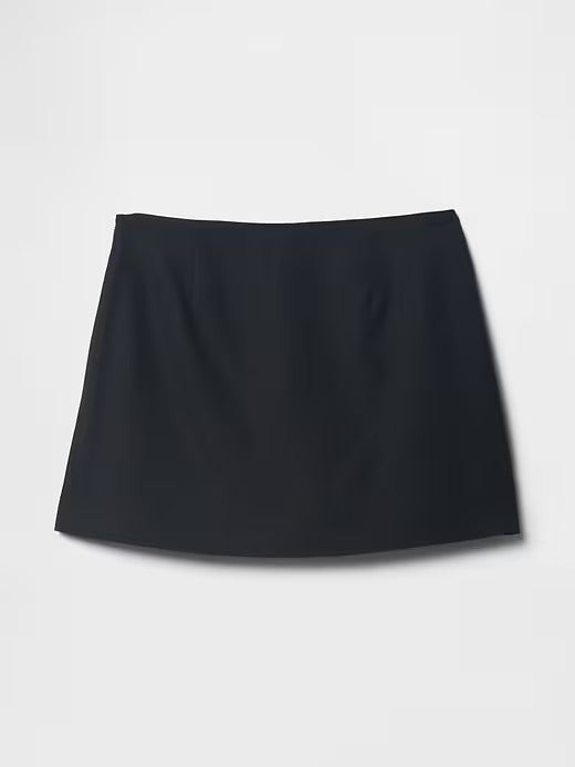 Gap Linen-Blend Mini Skort