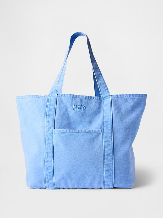 Gap Denim Stripe Tote Bag