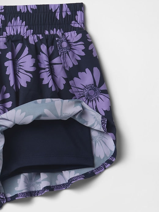 Gap Kids Recycled Butterfly-Hem Run Shorts
