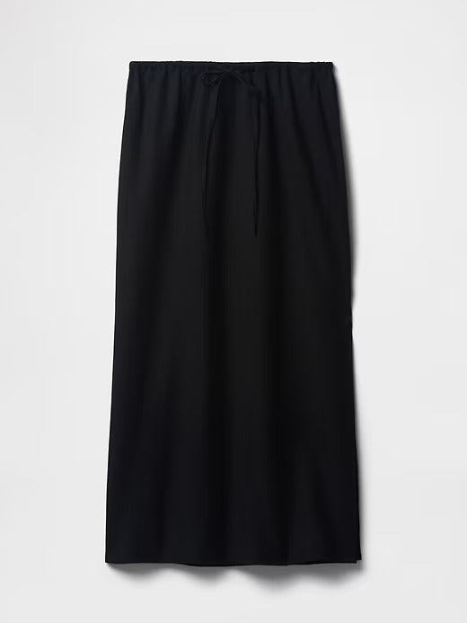 Gap Linen-Blend Midi Skirt