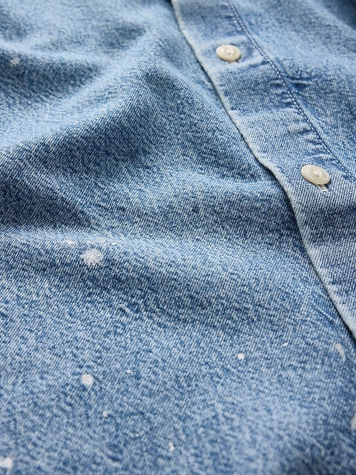 Gap Painted Denim Big Shirt