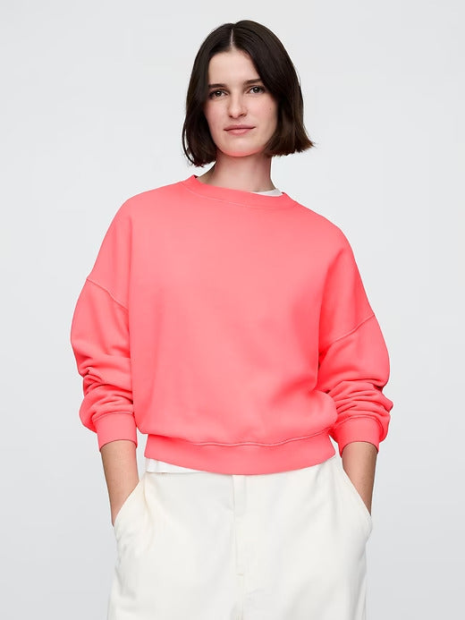 Gap VintageSoft Wedge Crewneck Sweatshirt