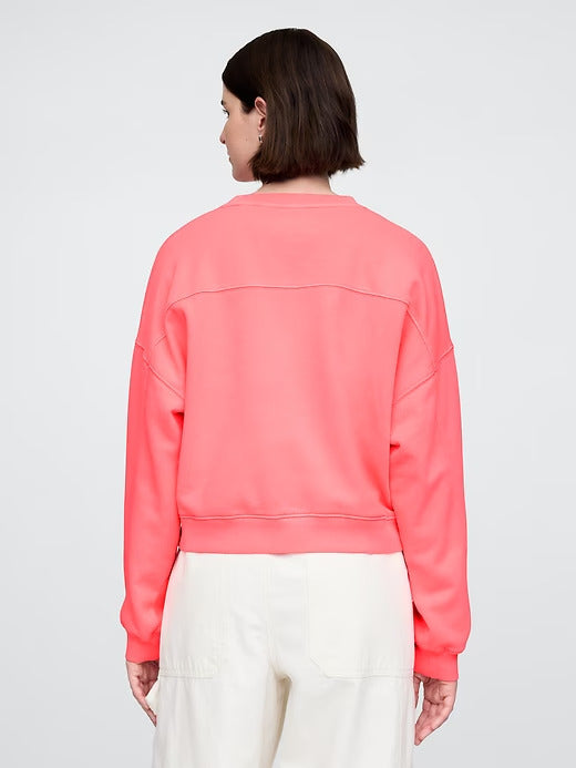 Gap VintageSoft Wedge Crewneck Sweatshirt