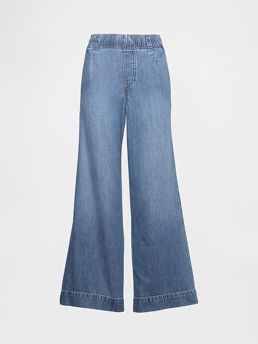 Gap Mid Rise UltraSoft Easy Baggy Jeans