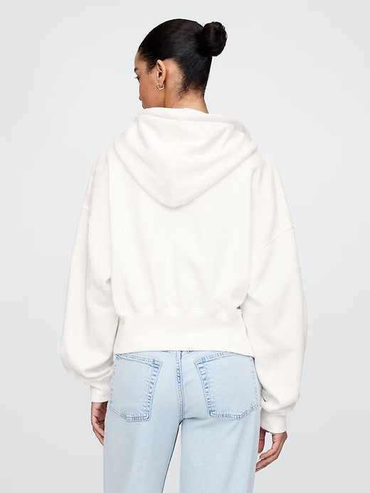 Gap VintageSoft Full-Zip Wedge Hoodie