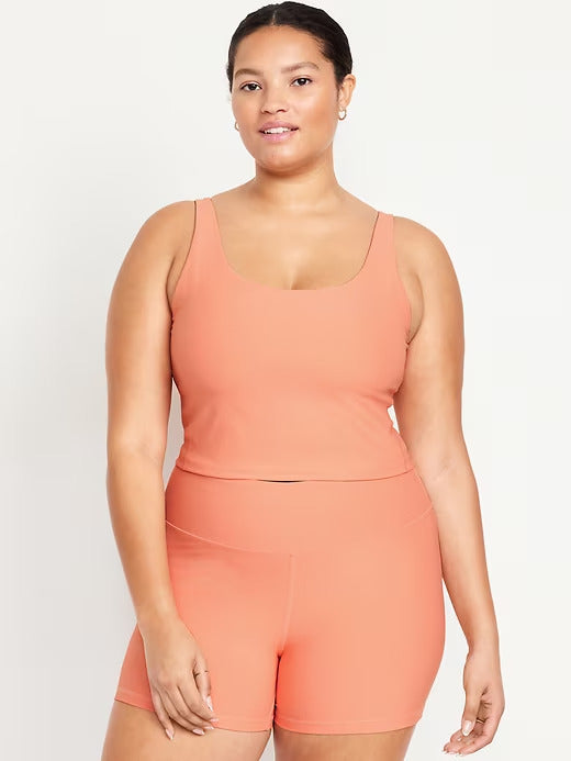 Old Navy Light Support PowerSoft Longline Sports Bra