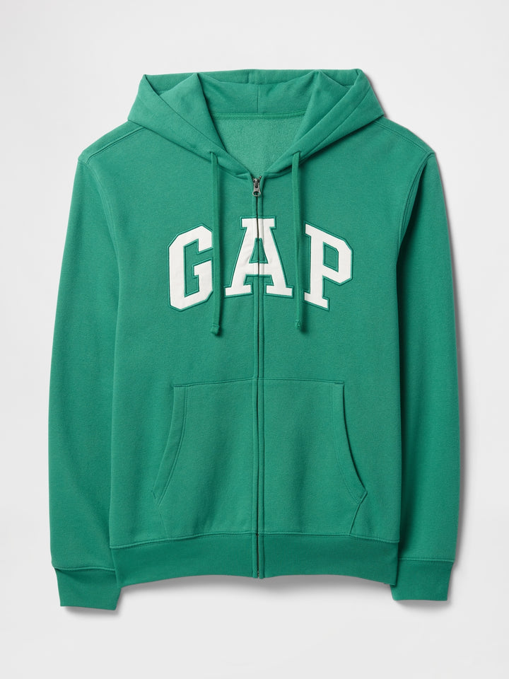 GAP VintageSoft Arch Logo Full-Zip Hoodie