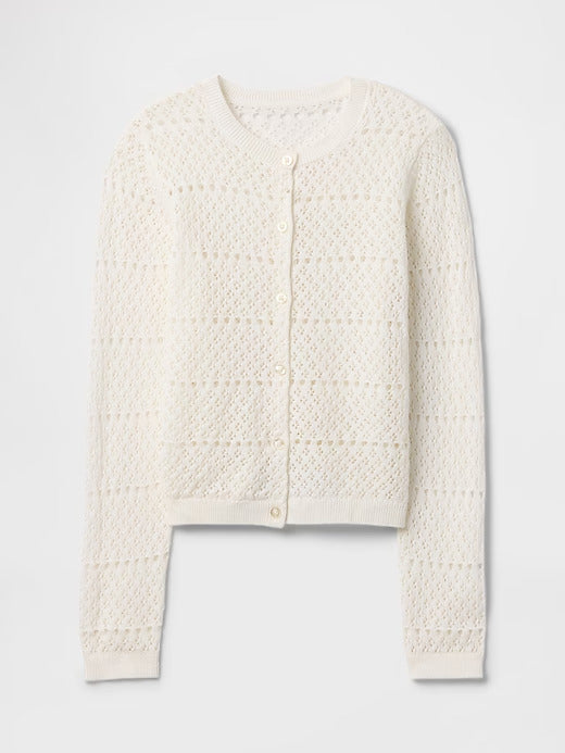Gap Girls Pointelle Cardigan