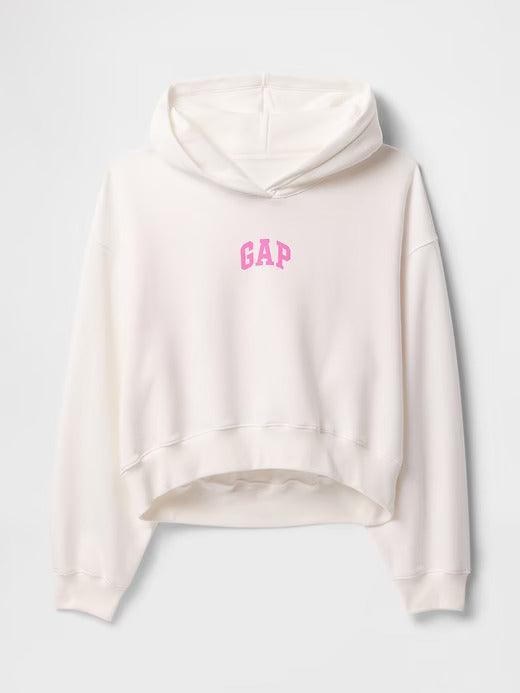 Gap  VintageSoft Arch Logo Cropped Hoodie