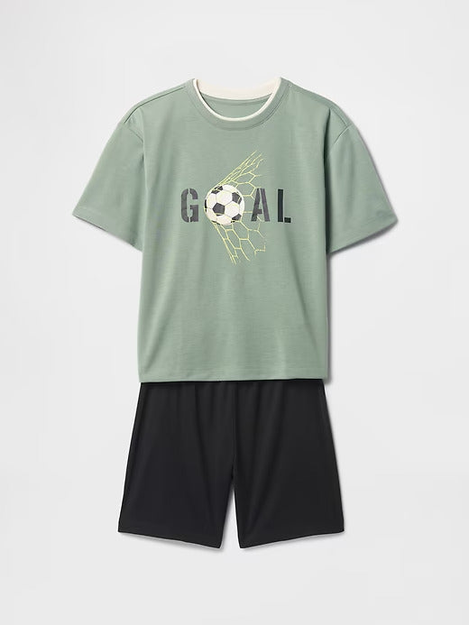 Gap Kids Recycled PJ Short Set