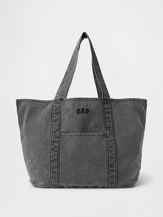 Gap Denim Stripe Tote Bag