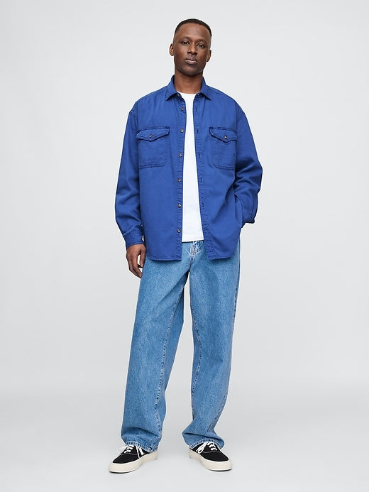 Gap UltraSoft Denim Big Shirt