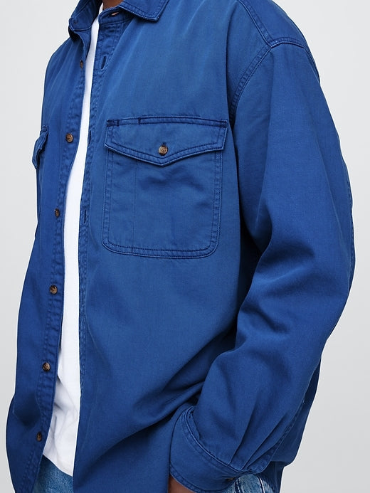 Gap UltraSoft Denim Big Shirt