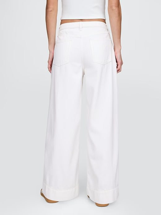 Gap Mid Rise UltraSoft Baggy Jeans