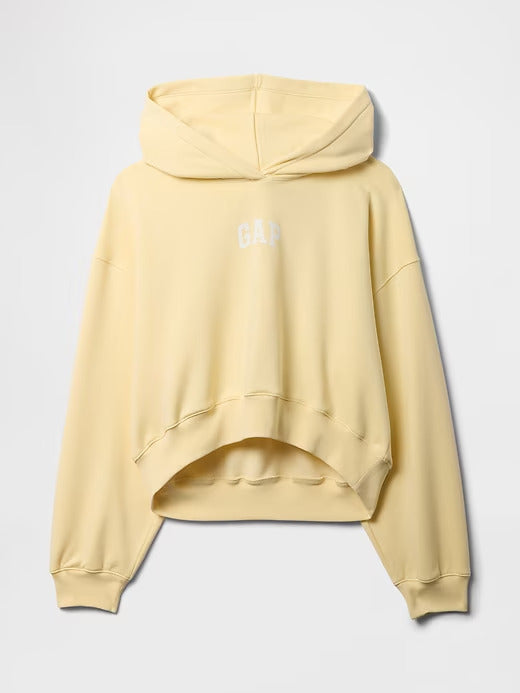 Gap  VintageSoft Arch Logo Cropped Hoodie