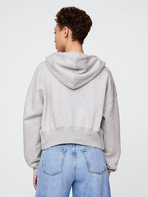 Gap VintageSoft Full-Zip Wedge Hoodie
