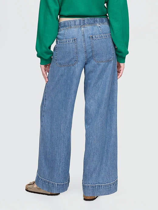 Gap Mid Rise UltraSoft Easy Baggy Jeans