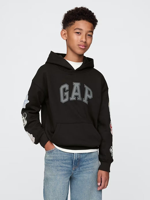 Gap × Disney Kids VintageSoft Logo Hoodie